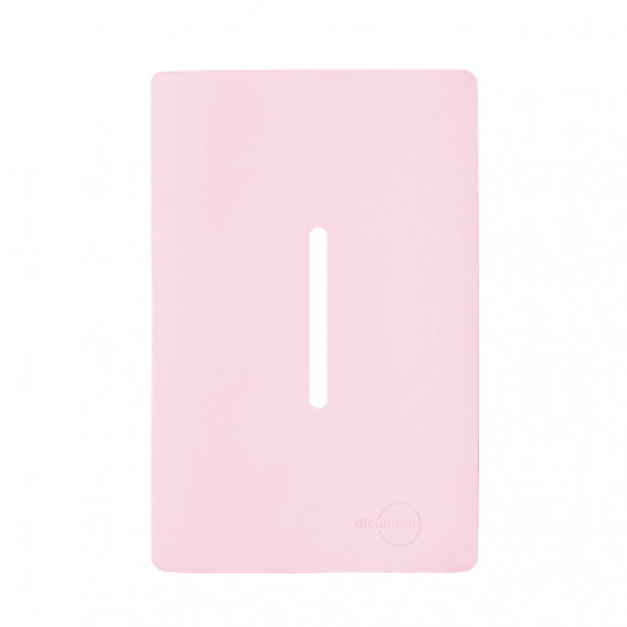 Placa p/ 1 Interruptor Vertical 4x2 - Novara Especiais Petala Placa p/ 1 Interruptor Vertical 4x2 - Novara Especiais Petala